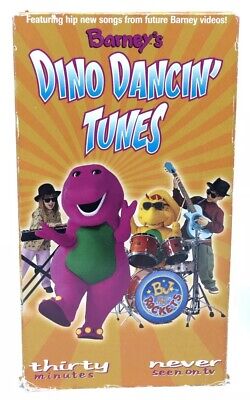 BARNEYS DINO DANCIN Tunes (VHS, 2001) Never Seen On TV I Love You, Baby ...