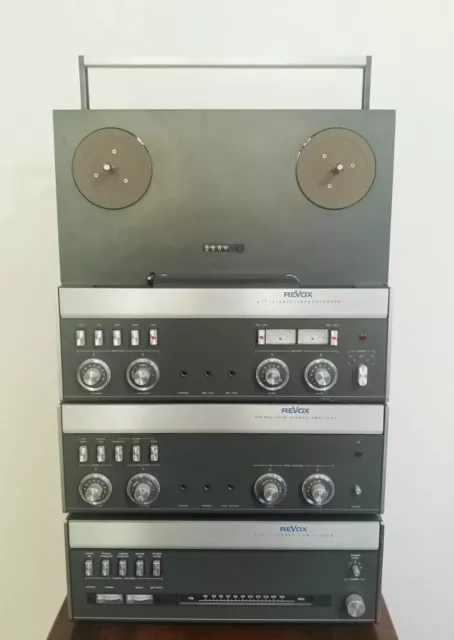 Vintage REVOX A77 + A78 MK2 + A76 Magnétophone à Bande Amplificateur Notices... 3