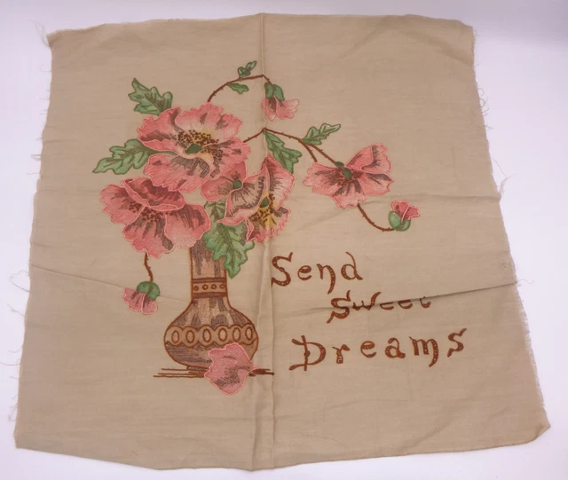 "Jarrón y flores con panel de aguja pintado de colección ""Envía dulces sueños"