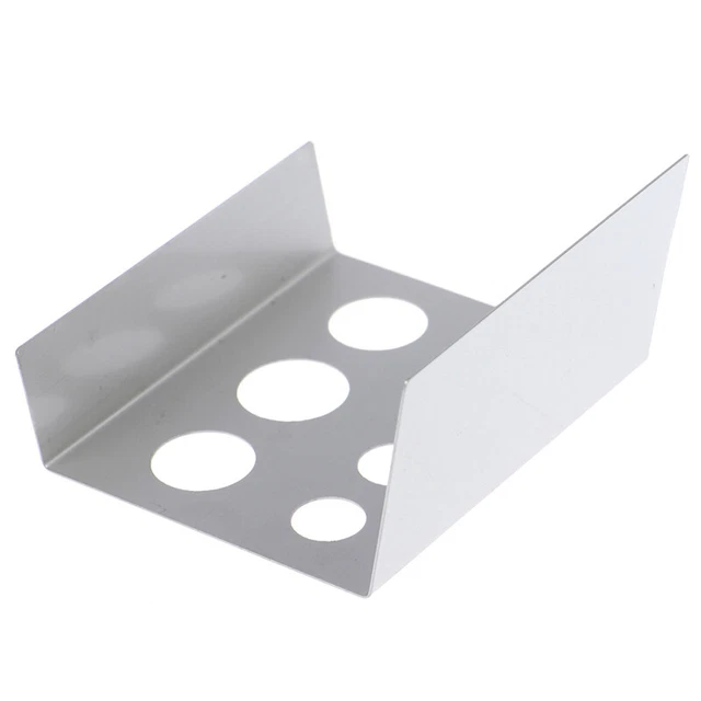 Supporto contenitore 7 fori pigmento tatuaggio acciaio inox S foro tazza vetro tatuaggio ~~