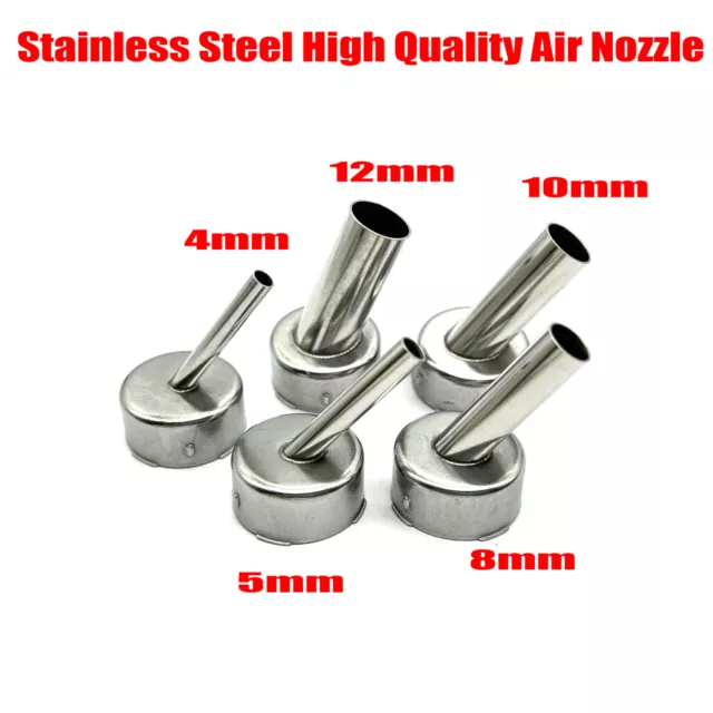4mm-12mm Nozzle For QUICK 2008 858D 858A 705 861X Soldering Station Hot Air Gun
