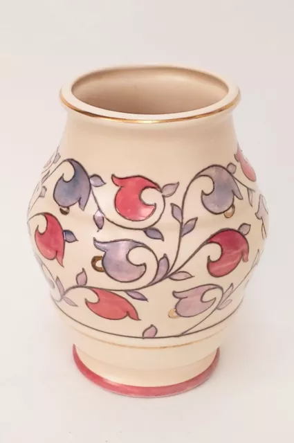 1930's Art Deco, Charlotte Rhead, Oyster Pattern Crown Ducal Vase