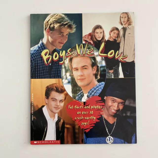 Boys We Love Vintage Paperback Book - 1998 - Hanson Leonardo DiCaprio Will Smith