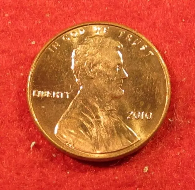 2010 P Lincoln Shield Cent - Red - BU - Uncirculated
