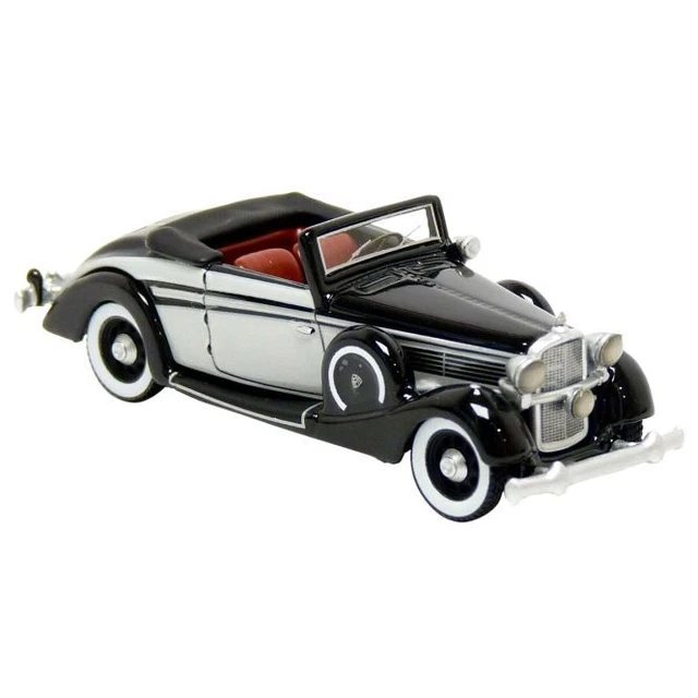Modellfahrzeug Maybach SW 38 Cabriolet Spohn, schwarz/hellgrau, 1937.