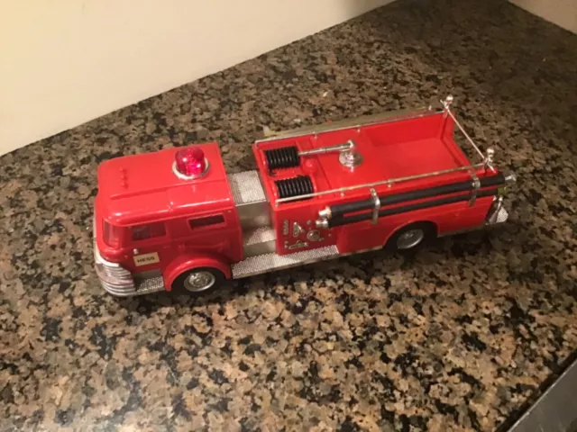 1970 Hess Fire Truck - Working Rotating Light all trim pieces see new photos