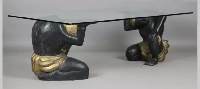 A Late 20th Century Glass-toped Coffee Table