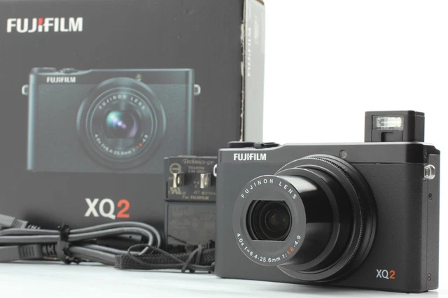 [NEAR MINT in Box ] FUJIFILM XQ2 12.0MP Wi-fi Wifi Digital camera Black Japan 2