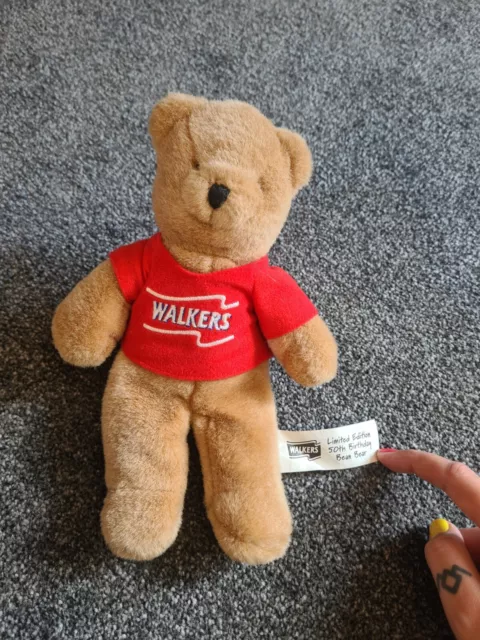 Walkers Crisps 50th Anniversary Limited Edition Teddy Bear Collectable