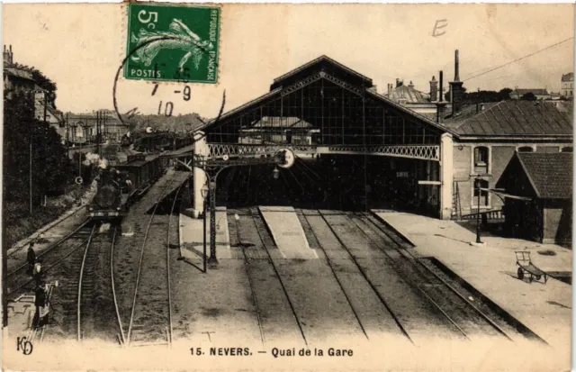 CPA NEVERS - Quai de la Gare (456639)