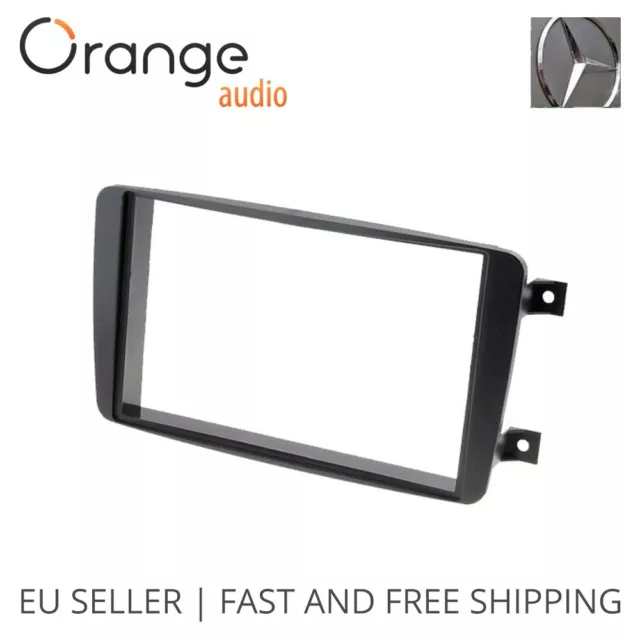 Mercedes Radio Faceplate Double Din Fitting Fascia stereo Radio Facia C-class