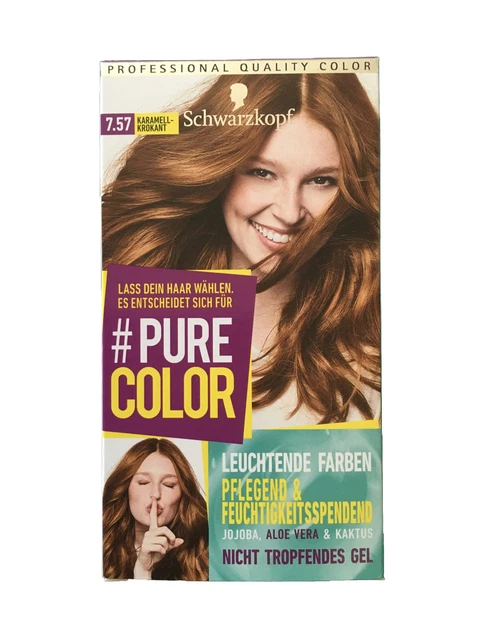 SCHWARZKOPF PURE COLOR 7.57 Karamell-Krokant EUR 5,95 - PicClick DE