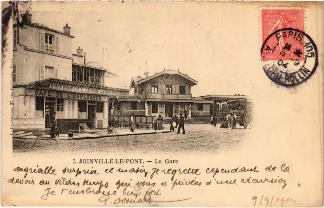 CPA AK Joinville le Pont La Gare FRANCE (1283462)