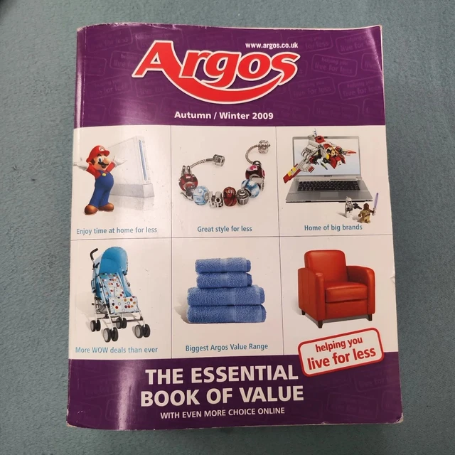 ARGOS CATALOGUE AUTUMN WINTER 2009 Rare Collectors Item Shopping ARGOS CATALOGUE AUTUMN WINTER 2009 Rare Collectors Item Shopping