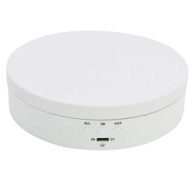 Tocadiscos eléctrico giratorio Tsand 360° para accesorios de fotografía y video