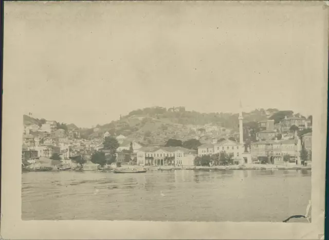 Turquie, Une vue de Scutari (Üsküdar), cca. 1910 Vintage silver print. Turkey.