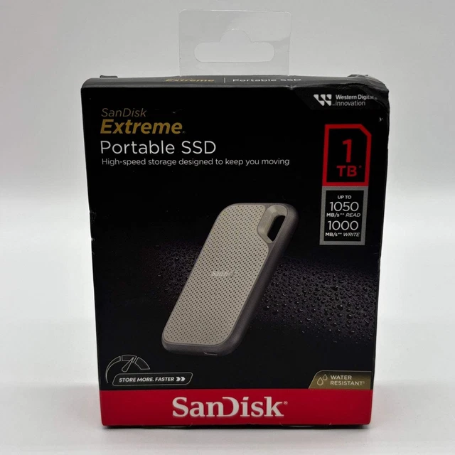 SanDisk Extreme Portable SSD 1TB未開封 Amazon.com: SanDisk 1TB Extreme Portable SSD - Up to 1050MB