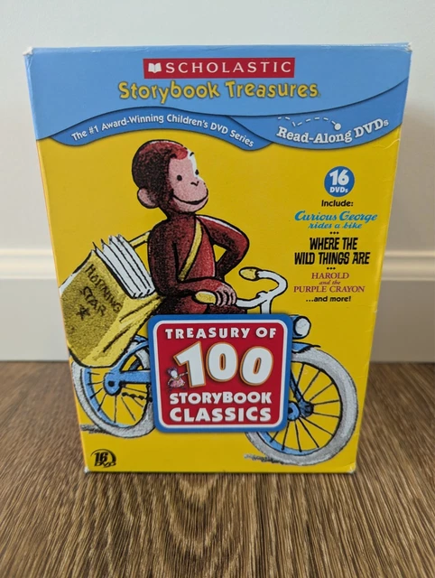 SCHOLASTIC TREASURY OF 100 Storybook Classics 16-DVD Box Set