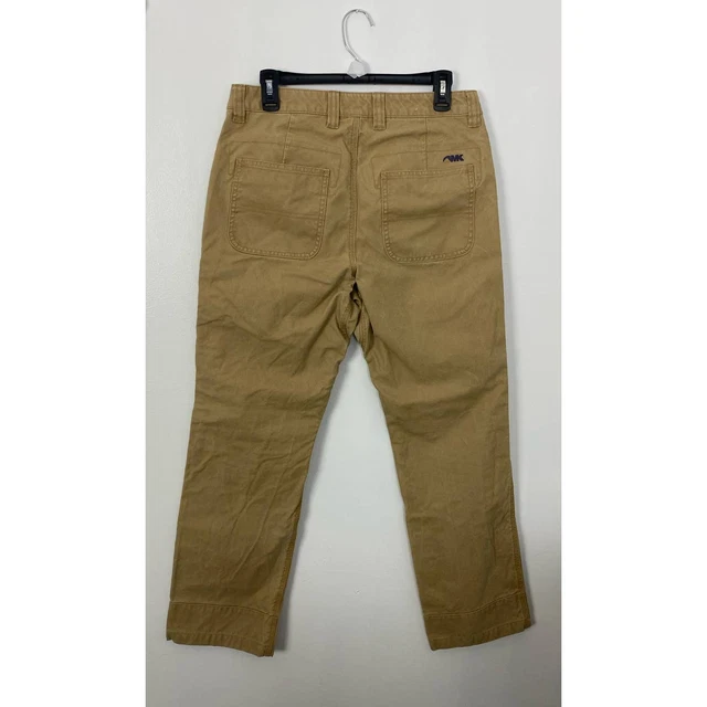 Men Mountain Khakis MK Broadway Fit cotton stiff work chino pants, 32x30