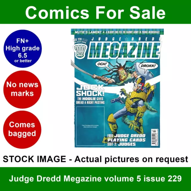 Judge Dredd Megazine volume 5 issue 229 comic - Nice (FN) no news marks- 2005