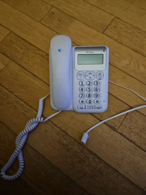 BT Decor 2200 Domestic Landline Home Corded Telephone Phone  61127