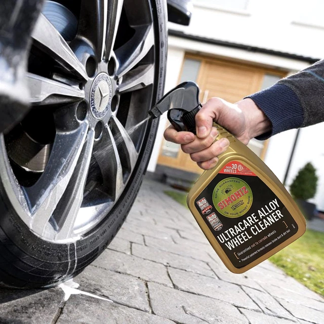 1 L Simoniz Ultra Care Ruote Pulitore Ruote Bottiglia Spray Senza Acido Non Corrosivo