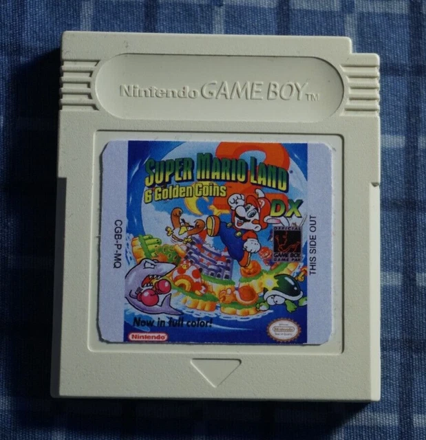 GAMEBOY SUPER MARIO Land 2 DX Game Boy GB Custom Color Hack Cartridge
