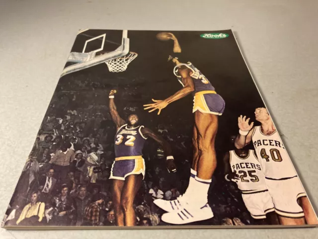 October 19 1977 Indiana Pacers vs Los Angeles Lakers NBA Program Kareem