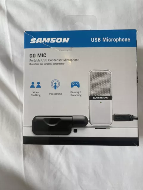 Samson Go Mic SAGOMIC tragbares USB-Kondensatormikrofon brandneu