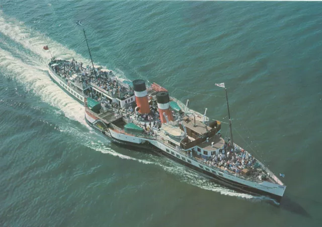 Pre-owned Harold Jordan's Postcard - PS Paddle Steamer Waverley