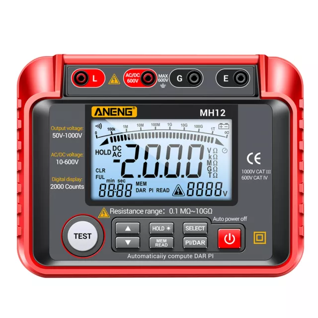 MH12 testeur de résistance d'isolement Table secouante haute G3Y4