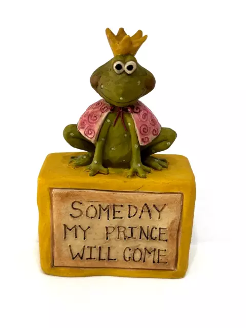 Suzi Skoglund Frog Prince Figurine Blossom Bucket Some Day My Prince Will Come