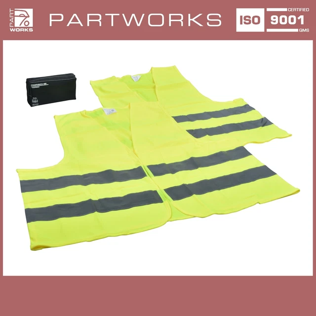 Gilet Avvertenza Porsche 911 Sc 944 928 964 993 986 996 997 Cayenna Originale 2X