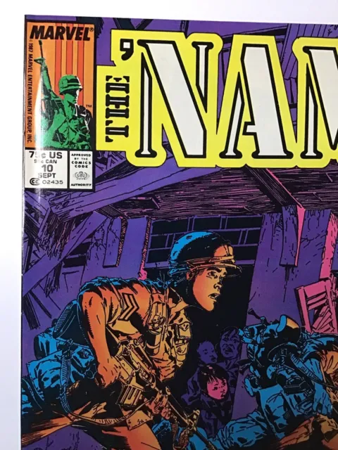 THE ‘NAM #10 (1987) Vietnam War; Marvel Comics; Newsstand Edition; VF- 2