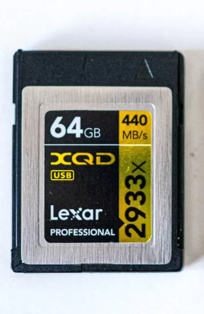 Original Lexar XQD-Karte XQD Speicherkarte 64GB 440MB/s gebraucht