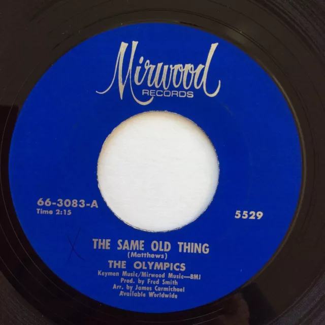 Olympics - The Same Old Thing - Original Northern Soul