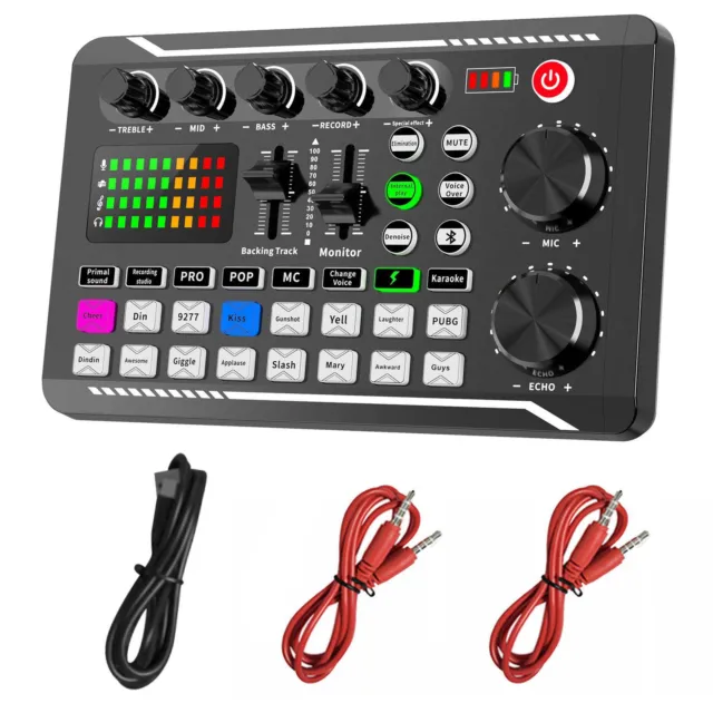 Podcast Microphone Sound Card Kit for Streaming/Gaming/Podcasting /PC/Computer 3
