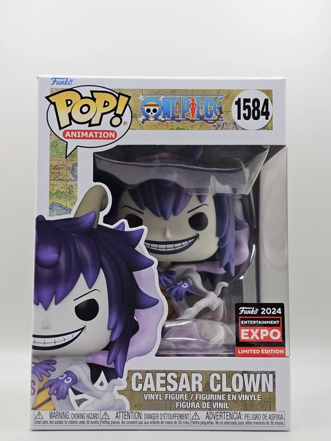 Funko Pop ! Animation : One Piece - Caesar Clown (édition limitée 2024 Entertainment Expo Shared Exclusive