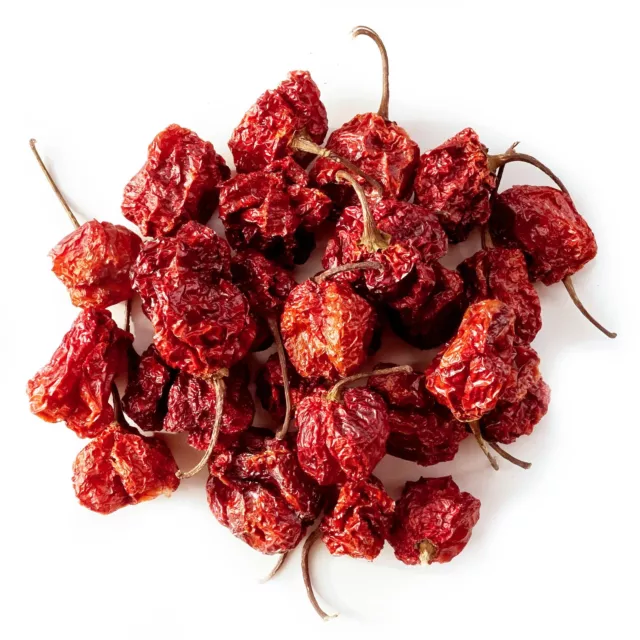 Trinidad Moruga Scorpion Dried Pods 2nd Worlds Hottest Chilli Pods 10g-1kg