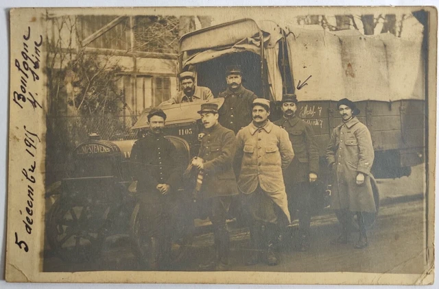 Boulogne-Billancourt 92 CPA Guerre 1914-1918 photo card, WW1, Tilling truck