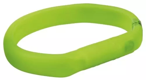 TRIXIE Safer Life Flash light band USB Medium/Large 50 cm/18 mm Green