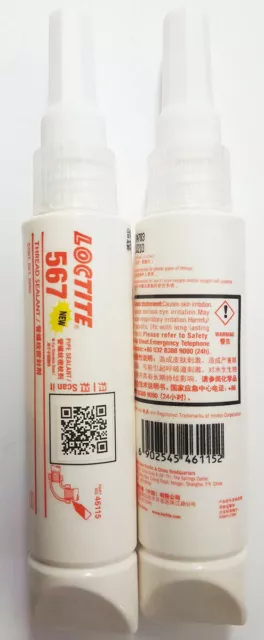 Loctite 567 Sellador De Hilo De Alta Resistencia 50 Ml