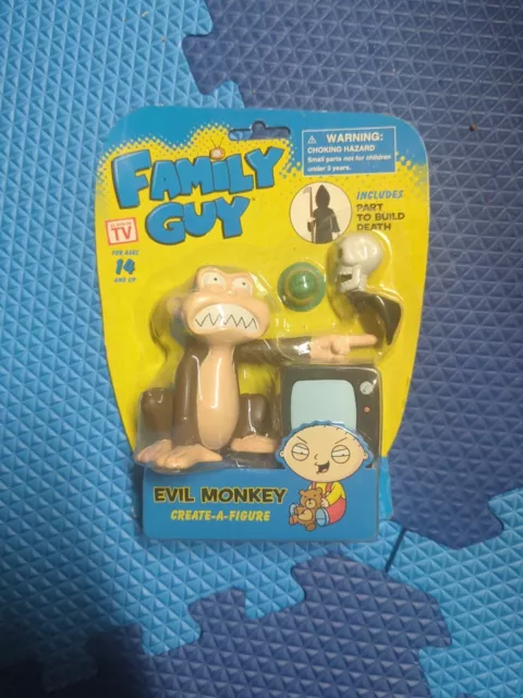 Family Guy Evil Monkey Action FIgure Death BAF Series Walgreens As Seen on TV Family Guy Evil Monkey Action FIgure Death BAF Series Walgreens As Seen on TV