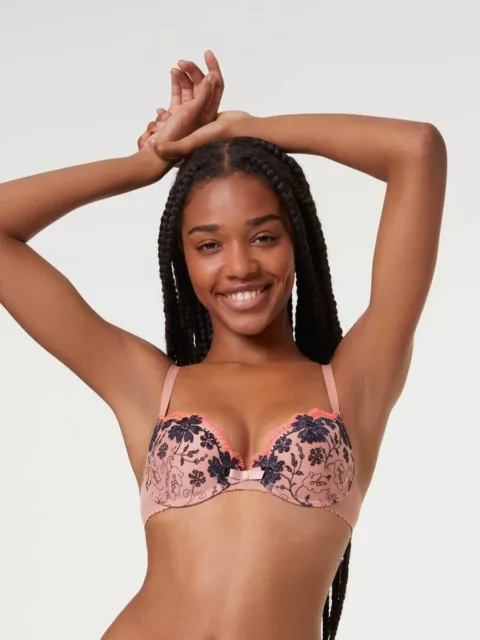 DARJEELING SOUTIEN GORGE Push Up 90C Billie Couleur Vieux Rose Ref 06600G4 EUR 29 90 PicClick FR