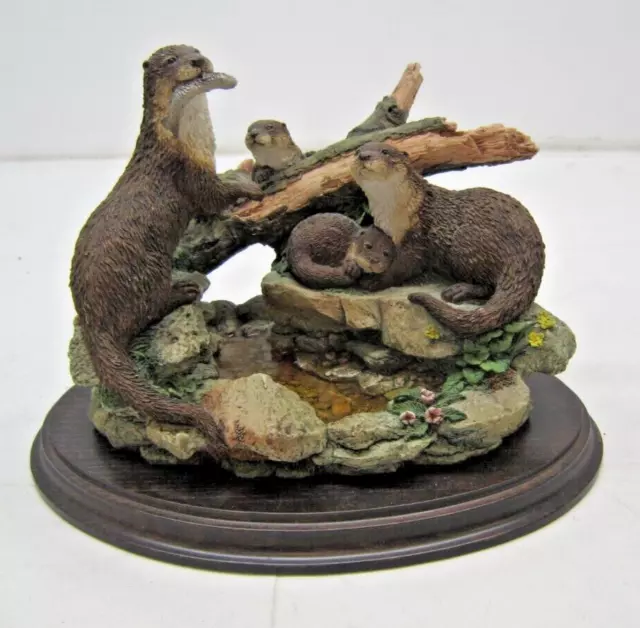 Country Artists CA816 Welcome Return Otter Ornament K.Sherwin 1995