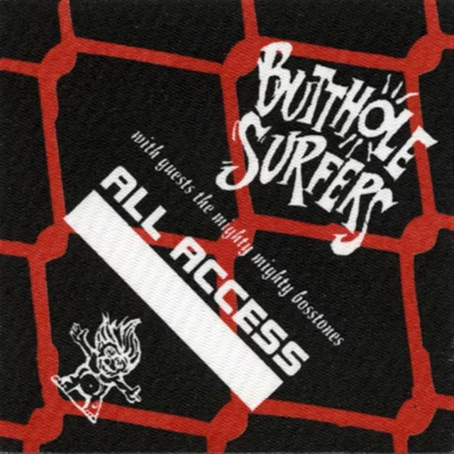 Butthole Surfers 1993 Independent Worm Saloon concert tour Backstage Pass