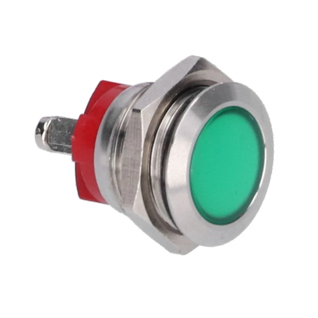 5Pcs Metal Signal Indicator Strong Conductivity Pilot Light For Stop Lamp