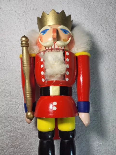 Christian Ulbricht Nutcracker German Vintage Seiffener WEST  Germany 12" signed