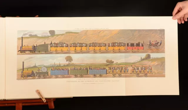 1976 Coloured Views on the Liverpool and Manchester Railway Facsimile