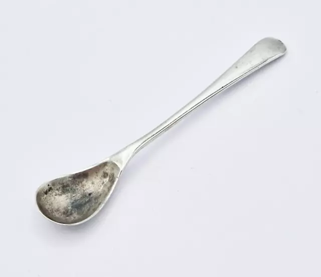 Antique STERLING SILVER SALT SPOON Sheffield 1931